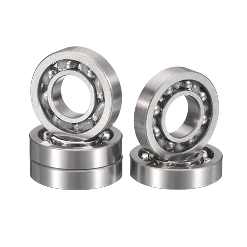 HiPicco R188ZZ-Open Rillenkugellager, ID 1/4 Zoll x OD 1/2 Zoll x Breite 3/16 Zoll Miniaturlager, doppelt geschirmtes Kugellager, Chromstahl, Z2-Hebel, 5 Stück von HiPicco