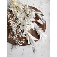 Diy Set Weiß Basteln Selber Machen Weihnachtsdeko Geschenk von HiRosieFlowerArt