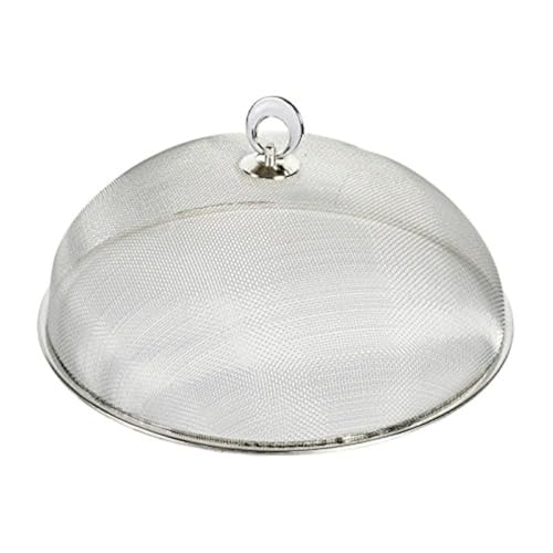 HiT Schutzhaube für Speisen 30cm Edelstahl Silber Rechteckig von HiT