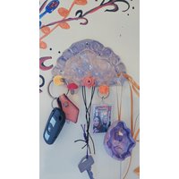 Die Magie Blühende Schlüsselhalter Schmuckhalter Handgemachte Keramik Wandbehang. Mond Pilz Blume Stern Sonne. Geschenkideen. Geburtstag Die Magie Blühende Schlüsselhalter Schmuckhalter Handgemachte Keramik Wandbehang. Mond Pilz Blume Stern Sonne. Geschenkideen. Geburtstag von HiTheretheShop