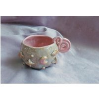 Mond-Stern-Zauberbecher Handgefertigte Keramik Kaffeebecher Teetasse. Mond Stern Wolke Trinktasse. Geschenkidee. Tasse. Drinkwater. Geschirr von HiTheretheShop