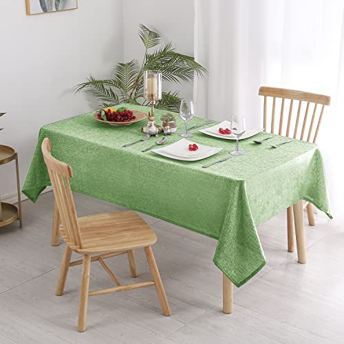 Hiasan Tischdecke Leinenoptik Eckig Tischtuch Wasserabweisend Tischwäsche, 1 Stück, 135 x 260 cm, Grün Hiasan Tischdecke Leinenoptik Eckig Tischtuch Wasserabweisend Tischwäsche, 1 Stück, 135 x 260 cm, Grün von Hiasan