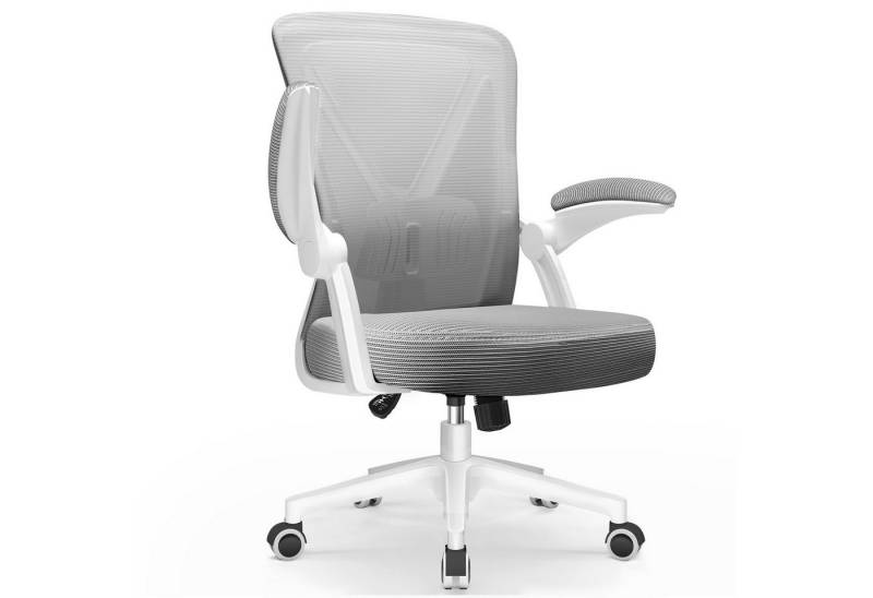 Hiazurm Bürostuhl Bürostuhl,Schreibtischstuhl Bürostuhl Ergonomisch, Einstellbarer Lendenstütze,Netzstuhl mit Wippfunktion von Hiazurm