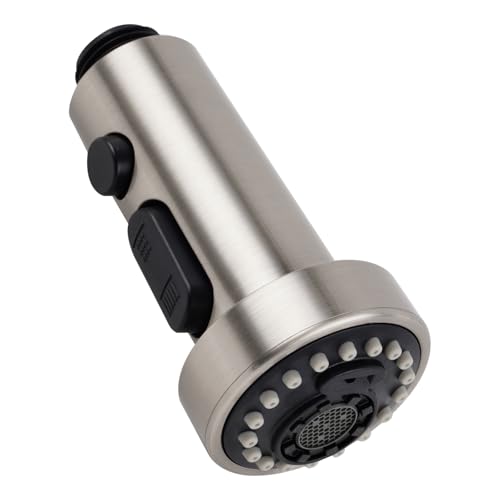Hibbent 3 Modi Wasserhahn Aufsatz Pull out Brausekopf Küchenarmatur Geschirrbrause Handbrause Wassersparer für Wasserhahn,Gebürstetes Nickel, G1/2 Hibbent 3 Modi Wasserhahn Aufsatz Pull out Brausekopf Küchenarmatur Geschirrbrause Handbrause Wassersparer für Wasserhahn,Gebürstetes Nickel, G1/2 von Hibbent
