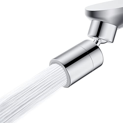 Hibbent NSF/ANSI/CAN 61 zertifizierter Wasserhahnbelüfter, Küchenspüle, 2 Wasserdurchfluss, CUPC Zertifizierung, 360 Grad schwenkbar, Wasserhahnverlängerung, 55/64 Zoll Innengewinde, wassersparendes von Hibbent