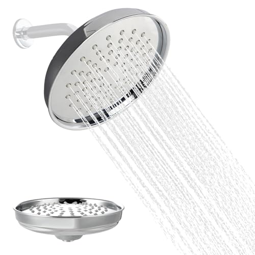 Hibbent Traditioneller fester großer Duschkopf, Chrom, massives Messing, Ersatz-Duschkopf, Regendusche, modernes Design, leicht zu reinigen und einfach zu installieren Hibbent Traditioneller fester großer Duschkopf, Chrom, massives Messing, Ersatz-Duschkopf, Regendusche, modernes Design, leicht zu reinigen und einfach zu installieren von Hibbent