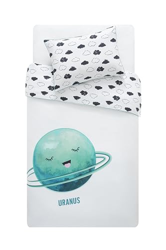 Hibboux 100x135 Cosmic Uranus Baby Duvet Cover Set Hibboux 100x135 Cosmic Uranus Baby Duvet Cover Set von Hibboux