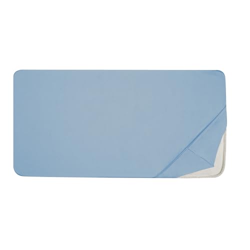 Hibboux 70x140x20 Milou Jersey Fitted Sheet - Blue von Hibboux