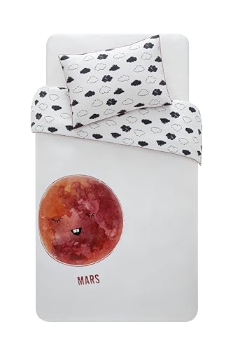 Hibboux 80x80 Cosmic Mars Baby Duvet Cover Set Hibboux 80x80 Cosmic Mars Baby Duvet Cover Set von Hibboux