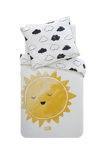 Hibboux 80x80 Cosmic Sun Baby Duvet Cover Set von Hibboux