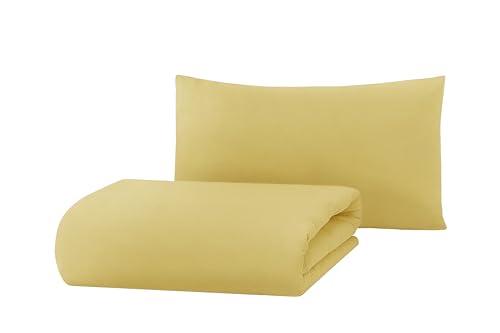 Hibboux 80x80 Mono Duvet Cover Set - Yellow Hibboux 80x80 Mono Duvet Cover Set - Yellow von Hibboux