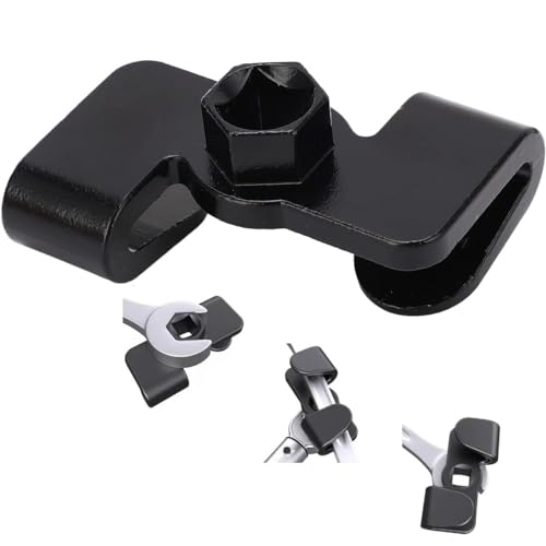 Schraubenschlüssel Verlängerung, Universell Schraubenschlüssel Verlängerungswerkzeug Adapter für 1/2 Inch Schraubendreher und 21mm Sechskantschlüssel für Hartnäckige Muttern und Schrauben (Schwarz) von Hibucuo