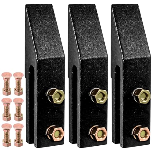 Hicarer 3 Sets schwarze Ersatz-Schaufelzähne, Bolzen auf Baggerzähne, Bagger mit Muttern und Schrauben, kompatibel mit Front- und Lw-Serien-Baggerlader Hicarer 3 Sets schwarze Ersatz-Schaufelzähne, Bolzen auf Baggerzähne, Bagger mit Muttern und Schrauben, kompatibel mit Front- und Lw-Serien-Baggerlader von Hicarer