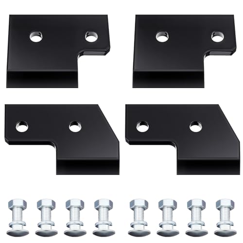 Hicarer 4-teiliges Ersatz-Schneidklingen-Set mit 8 Schrauben für 30,5 cm Standard-Erdbohrer zum Bohren in hartem Boden, Sand von Hicarer