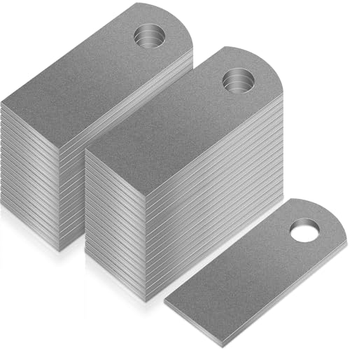 Hicarer 60 Stück Stahl-Schweißlaschen, universelle Stoßdämpferhalterung, flache Lasche, 2,5 cm breit, 6,5 cm hoch, 0,95 cm Loch, 0,3 cm Dicke, Stahlzwickel-Schweißzubehör Hicarer 60 Stück Stahl-Schweißlaschen, universelle Stoßdämpferhalterung, flache Lasche, 2,5 cm breit, 6,5 cm hoch, 0,95 cm Loch, 0,3 cm Dicke, Stahlzwickel-Schweißzubehör von Hicarer