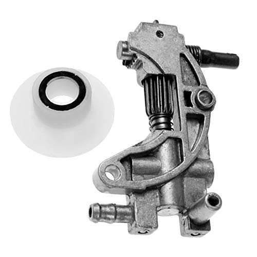 Hicello Ölpumpe mit Schneckengetriebe Gear Worm Set für Kettensäge 4500 5200 5800 45CC 52CC 58CC Kettensäge Teile von Hicello