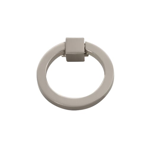 Hickory Hardware Camarilla-Kollektion Küchenschrankgriffe, massiver Kern, luxuriöse Schrankgriffe, Hardware für Türen und Kommoden, Lochmitte, Satin-Nickel, 10 Stück von Hickory Hardware