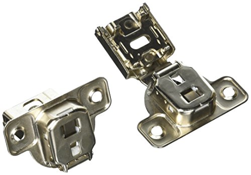 Hickory Hardware HH74716-14 Soft-Close Scharniere 1/2" Overlay Face (2er Pack), Nickel poliert, 2 Stück von Hickory Hardware