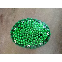 Lime Obst Muster Küche Dekor Grün Bemalter Stein, Handgemachte Punktmalerei Strand Rock Briefbeschwerer Für Oder Bad von HickoryDickoryDots