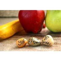 Rubbelsteine Taschenanhänger, Inspirierendes Geschenk Für Geschiedene, Healing Rocks Motivationskunst, Freundschaftsgeschenk Der Unterstützung von HickoryDickoryDots