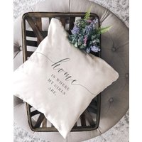 Home Ist, Wo Meine Mädchen Sind 17 X Kissen Bauernhaus Dekor Mama Geschenk Baby-Dusche-Geschenk Baby-Mädchen-Geschenk Neue Mutter von HickoryPointFarm