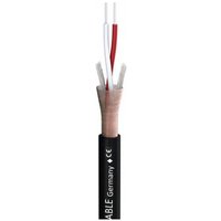 Sommer Cable 200-0011 Mikrofonkabel LiY 2 x 0.22mm² Schwarz Meterware von Sommer Cable