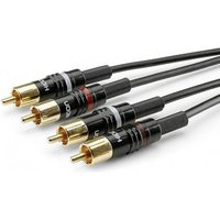 Sommer Cable HBP-C2-0090 Klinke / Cinch Audio Anschlusskabel [2x Cinch-Stecker - 2x Cinch-Stecker] 0 von Sommer Cable