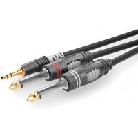 Sommer Cable HBA-3S62-0090 Klinke Audio Anschlusskabel [1x Klinkenstecker 3.5mm - 2x Klinkenstecker von Sommer Cable