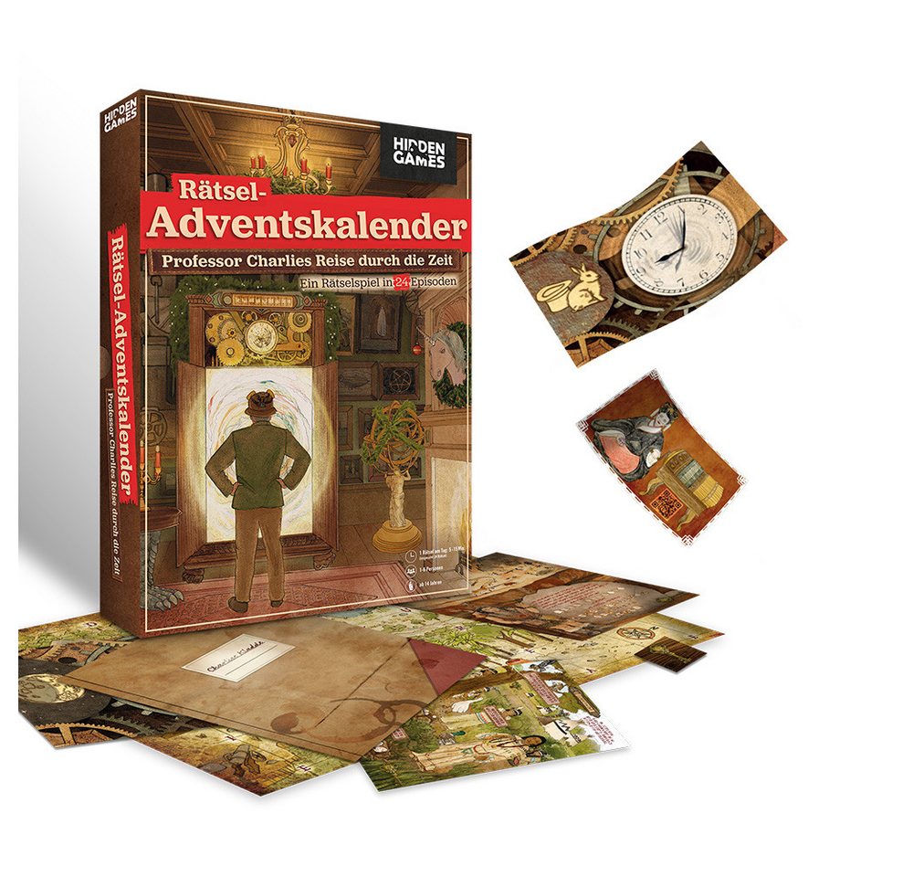 Hidden Games Adventskalender Adventskalender - Professor Charlies Reise durch die Zeit, Made in Germany Hidden Games Adventskalender Adventskalender - Professor Charlies Reise durch die Zeit, Made in Germany von Hidden Games