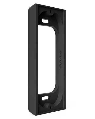 Hidden River Lab - Original 1,3 cm Türklingelhalterung für Ring Plus kabelgebundene Türklingel (ehemals Ring Pro Video Doorbell) – Schwarz von Hidden River Lab