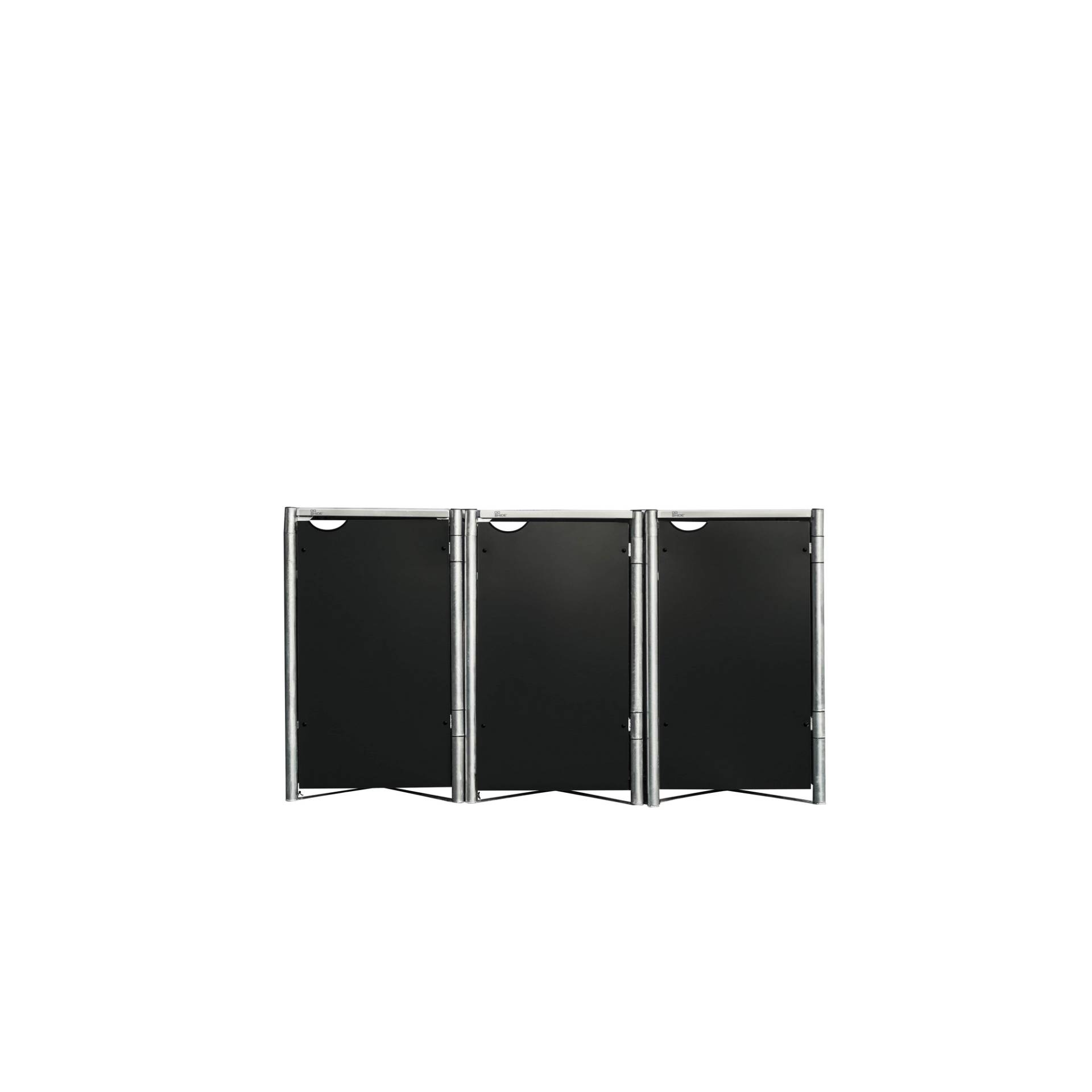 Hide Mülltonnenbox schwarz Metall 81 x 209 x 115 cm Hide Mülltonnenbox schwarz Metall 81 x 209 x 115 cm von Hide