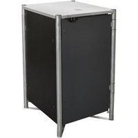 Hide Mülltonnenbox 240 Liter grau B/H/L: ca. 70x115x81 cm von Hide