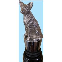 Australian Shepherd Weinflaschenverschluss. Die Zinnfigur Ist Aus Feinstem Jewelry Grade Zinn Gegossen. Gegossen Und Hergestellt in Texas Australian Shepherd Weinflaschenverschluss. Die Zinnfigur Ist Aus Feinstem Jewelry Grade Zinn Gegossen. Gegossen Und Hergestellt in Texas von Hidehideho
