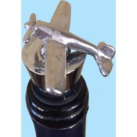 Flugzeug/Weinflaschenstopper. Die Zinnfigur Ist Der Feinste Schmuck Grade Zinn. Gegossen Und Hergestellt in Texas Flugzeug/Weinflaschenstopper. Die Zinnfigur Ist Der Feinste Schmuck Grade Zinn. Gegossen Und Hergestellt in Texas von Hidehideho