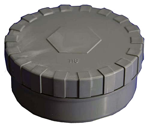 Hidrotecnoagua PVC-Zubehör - Endkappe mit Register Durchmesser 160 von Hidrotecnoagua