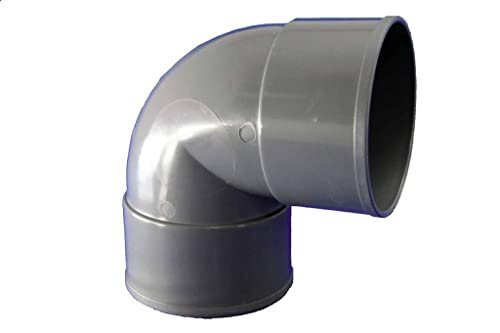 hidrotecnoagua Zubehör PVC-Winkelstück, Buchse auf Buchse 87º Durchmesser 50 von Hidrotecnoagua