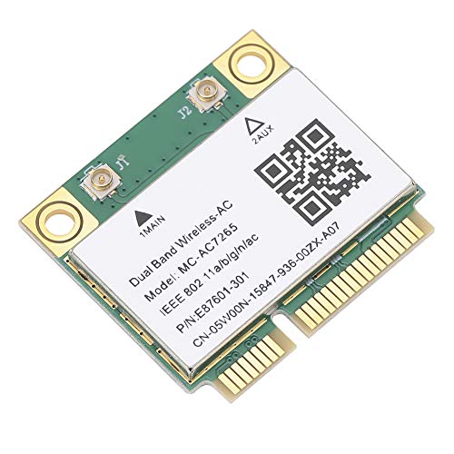 Dioche Priest Mc Ac 7265 PCIe Karte Ac7265 Netzwerkkarte PCIe Gigabit Dualband Karten Rot Für Bluetooth 4.2 Wireless WiFi Mcac7265 von Dioche