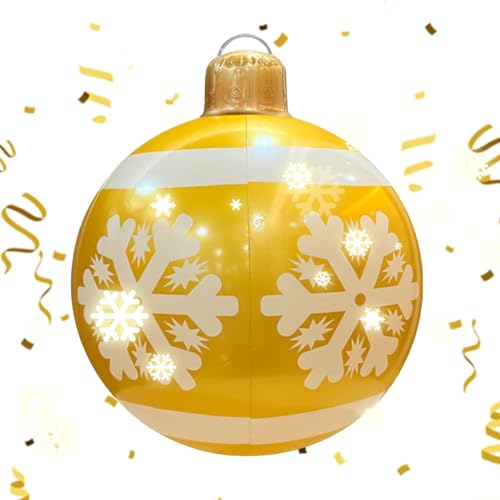 Hiemible Aufblasbarer Weihnachtsball | PVC Aufblasbare Ball Weihnachtsdekoration - Wasserdichter Rasenschmuck Deko Für Party Garten Balkon Laden Vorgarten Terrasse Schule Hiemible Aufblasbarer Weihnachtsball | PVC Aufblasbare Ball Weihnachtsdekoration - Wasserdichter Rasenschmuck Deko Für Party Garten Balkon Laden Vorgarten Terrasse Schule von Hiemible
