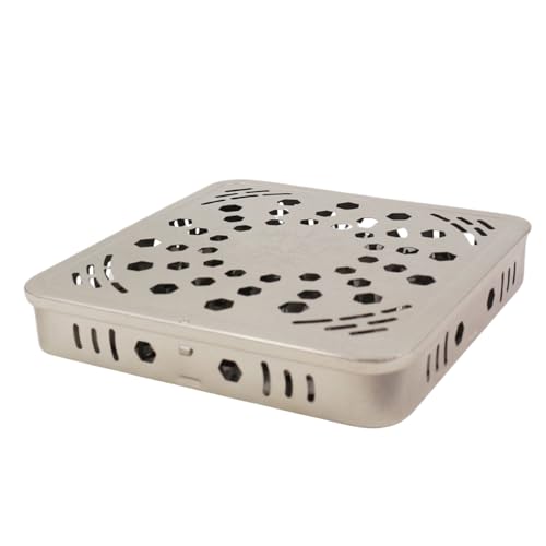 Hiemible Fliegenspiralen Halter - Quadratischer Tragbarer Eisenhalter für Fliegenspiralen - Fliegenabwehr Zubehör Für Balkon Schlafzimmer Camping Wohnzimmer Garten Terrasse Außenbereich von Hiemible