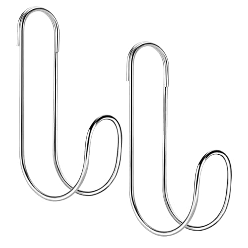 Hiemible Gartenschlauchhalter,Wasserschlauchhalter 2er Set | Multifunktionaler Edelstahl-Schlauchhaken Aufbewahrung Organizer Für Garten Garage Terrasse von Hiemible