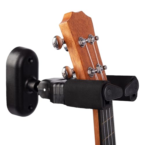 Hiemible Gitarrenhalter | Rutschfester Elektrogitarren-Halter | Robuster Bass-Hänger, Multifunktionaler Ukulele-Halter für Zuhause, Schule und Studio von Hiemible