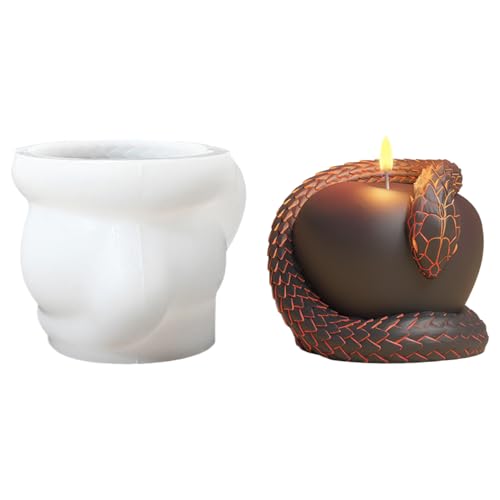 Hiemible Halloween Silikonformen - Gips Silikonformen | Einfache Entnahme Bastelform Für Epoxidharz Deko Halloween von Hiemible