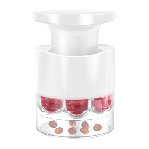Hiemible Kirschkernentferner Mehrfach, 7 Löcher Entsteinungshelfer, Multifunktional Tragbarer Küchenhelfer Für Konfitüren Säfte Desserts Obst Hiemible Kirschkernentferner Mehrfach, 7 Löcher Entsteinungshelfer, Multifunktional Tragbarer Küchenhelfer Für Konfitüren Säfte Desserts Obst von Hiemible