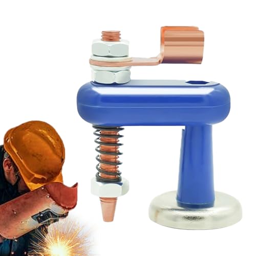 Hiemible Magnetische Masseklemme | Robuste Masseklemme Für Schweißgeräte | Robustes Werkzeug Für Lötarbeiten In Werkstatt Und Haushalt von Hiemible