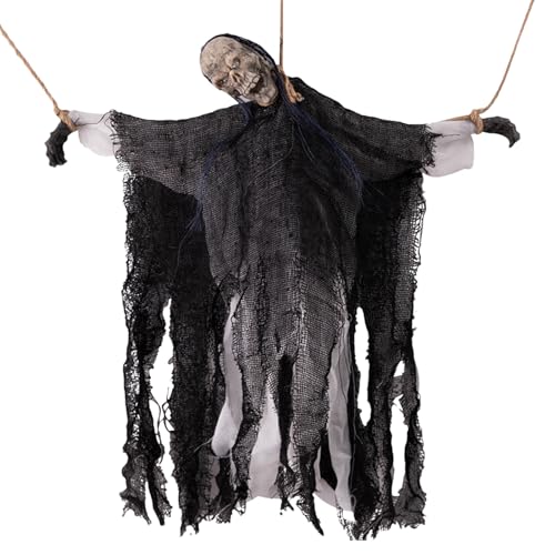 Hiemible Outdoor Dekoration,Gruselige Halloween Leuchten Deko | Wiederverwendbare Festdekoration Für Garten Terrasse Haus Eingang Flur von Hiemible