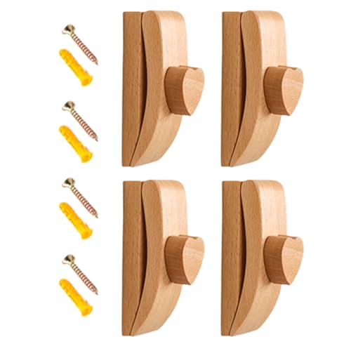 Hiemible Wandteppich Halter Klemmen,Wandhalter Für Steppdecken - Holz Textilklemme Für Decken Teppiche Dekoration Wohnzimmer Schlafzimmer von Hiemible