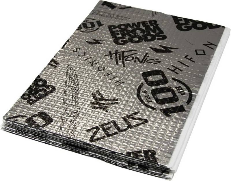 Hifonics Dämmplatte ZEUS100db Dämmmaterial selbstklebend AluButyl 1,6mm von Hifonics