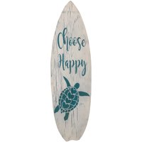 Personalisierte Surfboard Schilder | Wähle Happy Strandhaus Wanddeko Einzigartiges Ostergeschenk Meeresschildkröte Wandkunst Nachname von HigdonRanchResQ