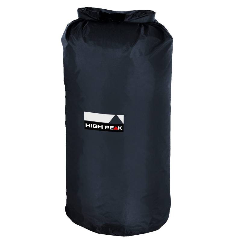HIGH PEAK Dry Bag Camping Packsack Roll Sack Pack Beutel Wasserdicht 1-26 Liter-schwarz / 2 Liter von High Peak
