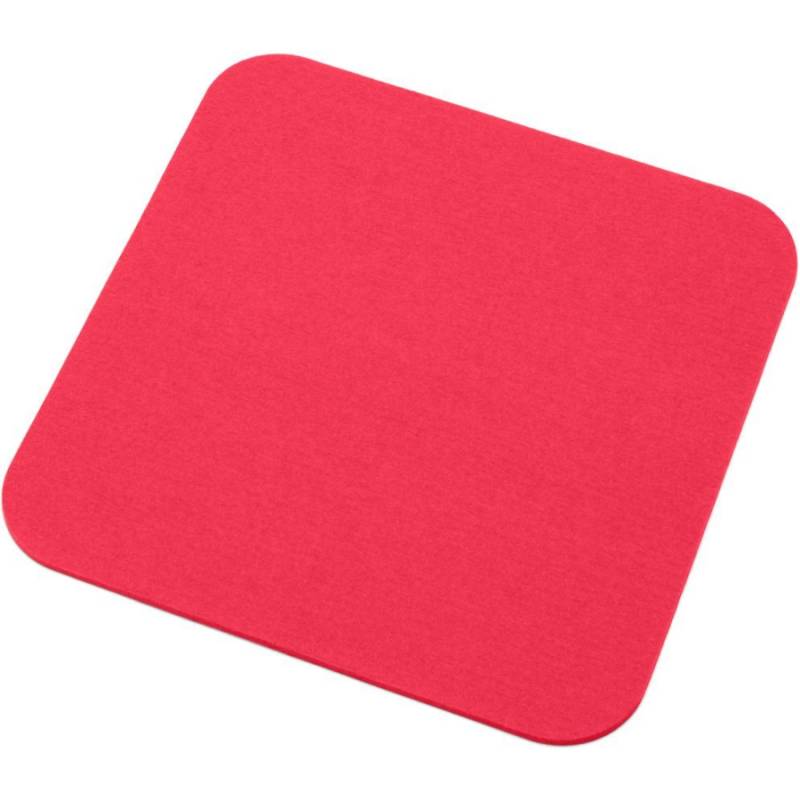 Hey-SIGN Untersetzer gerundete Ecken aus Naturfilz - 4er-Set - coral - 4er-Set - 40x40 cm von Hey-SIGN